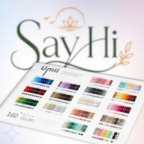 160 gel colour chart – Say Hi Spa Hanoi